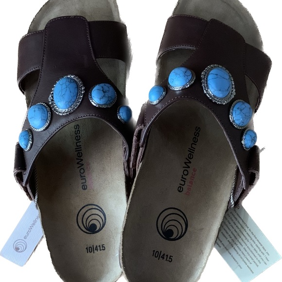 Woman Size 10 US / 41.5EUR Hazelnut (Brown)EuroWellness Sandal - Picture 1 of 3